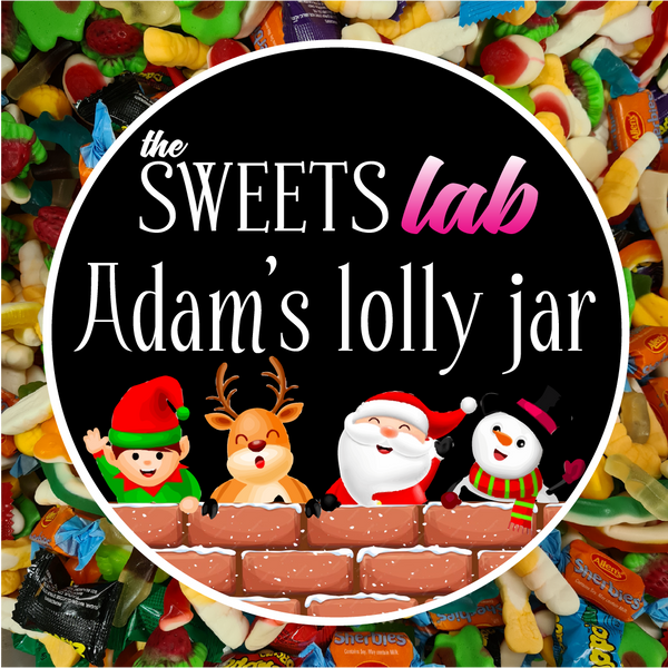 Christmas Personalised 2kg Lolly Jar - Pick & Mix