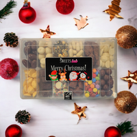 Christmas White Choc Snackle Box - Full Size