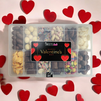 Valentine's Day White Choc Snackle Box - Full Size - Approx 2kg