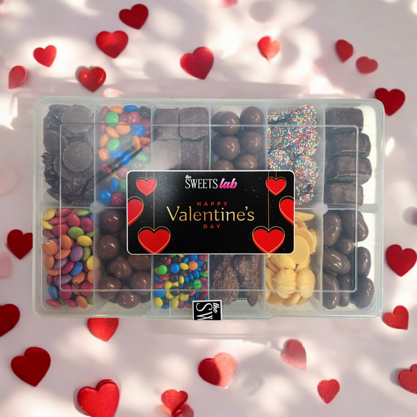 Valentine's Day Choc Snackle Box - Full Size - Approx 2kg