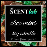 Choc Mint - Clear Candle - 50 Hour