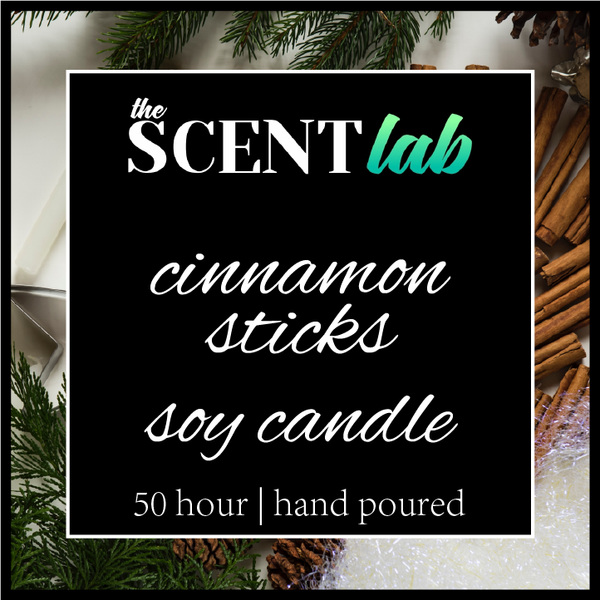 Cinnamon Sticks - Clear Candle - 50 Hour